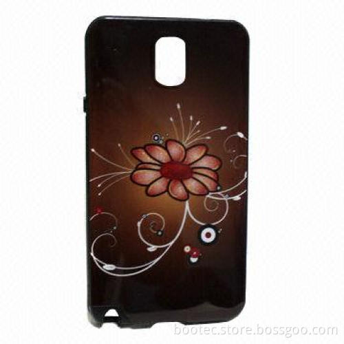 Soft TPU Case for Samsung Galaxy Note 3 with ABS Frame, Various Colors and Patterns Available